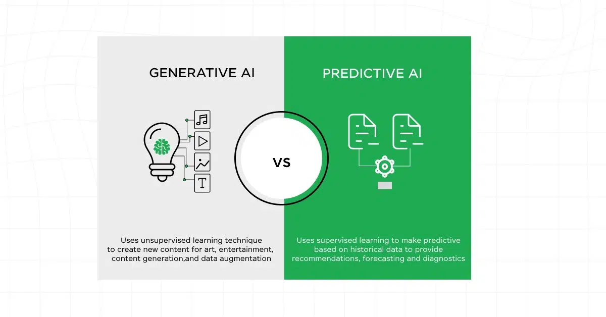 generative ai vs predictive ai