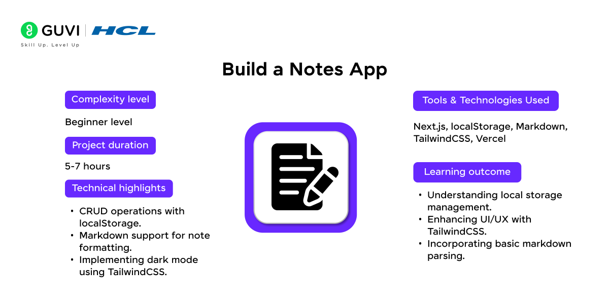 Build a Notes App