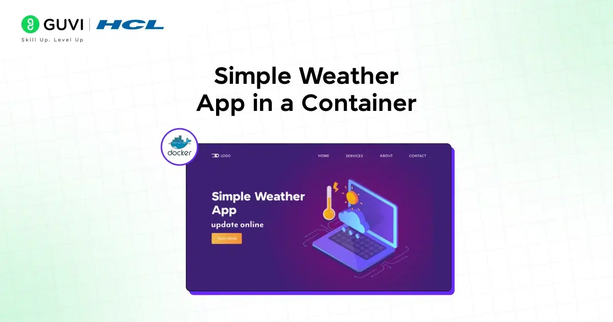 Simple Weather App in a Container