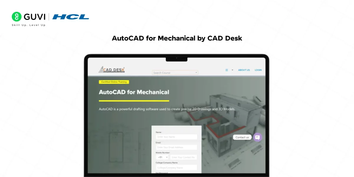 AutoCAD for mechanical design by cadd center