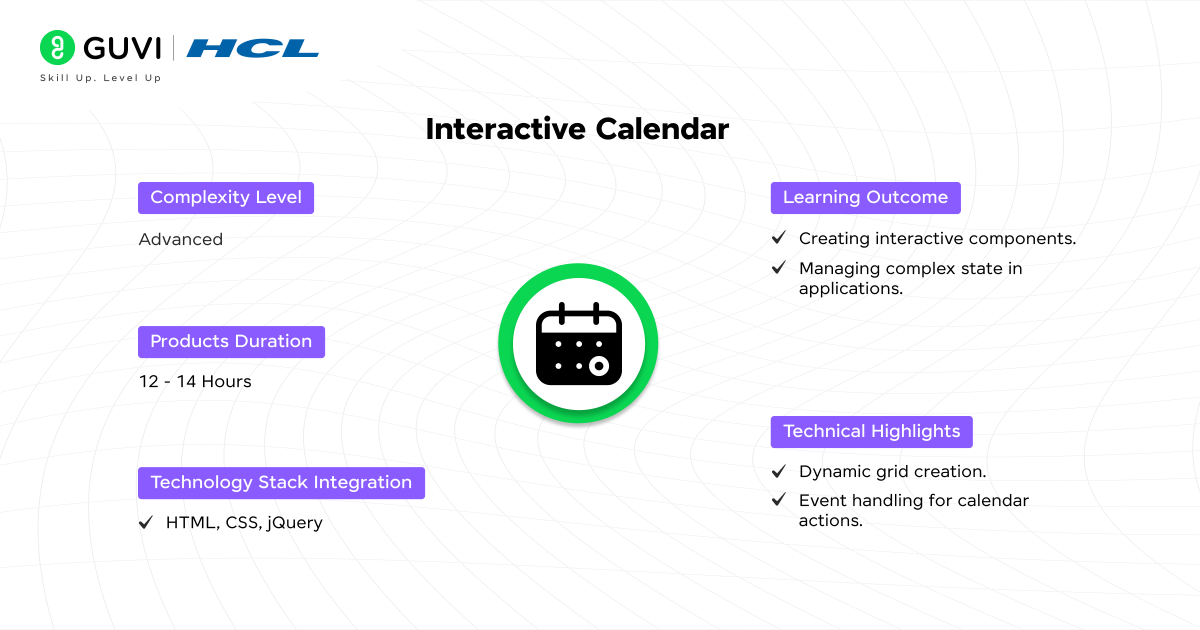 Interactive Calendar 1