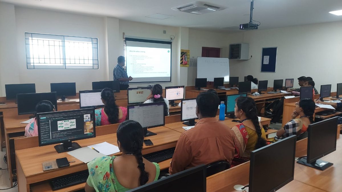 Upskilling the Teachers of Kongu College of Engineering