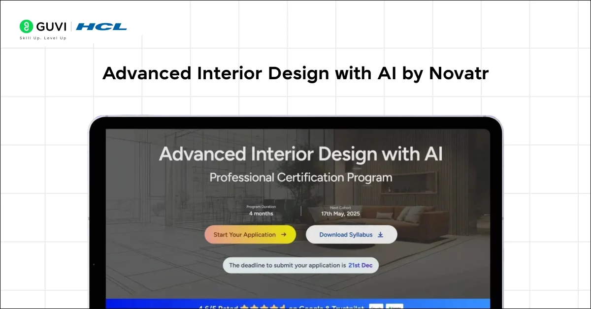 short term interior design course by novatr