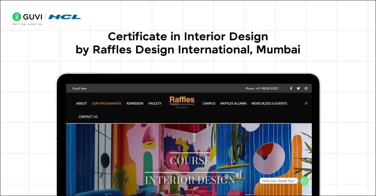 short term interior design course by raffles design international