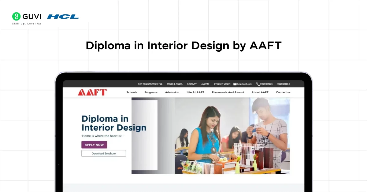 short term interior design course by aaft