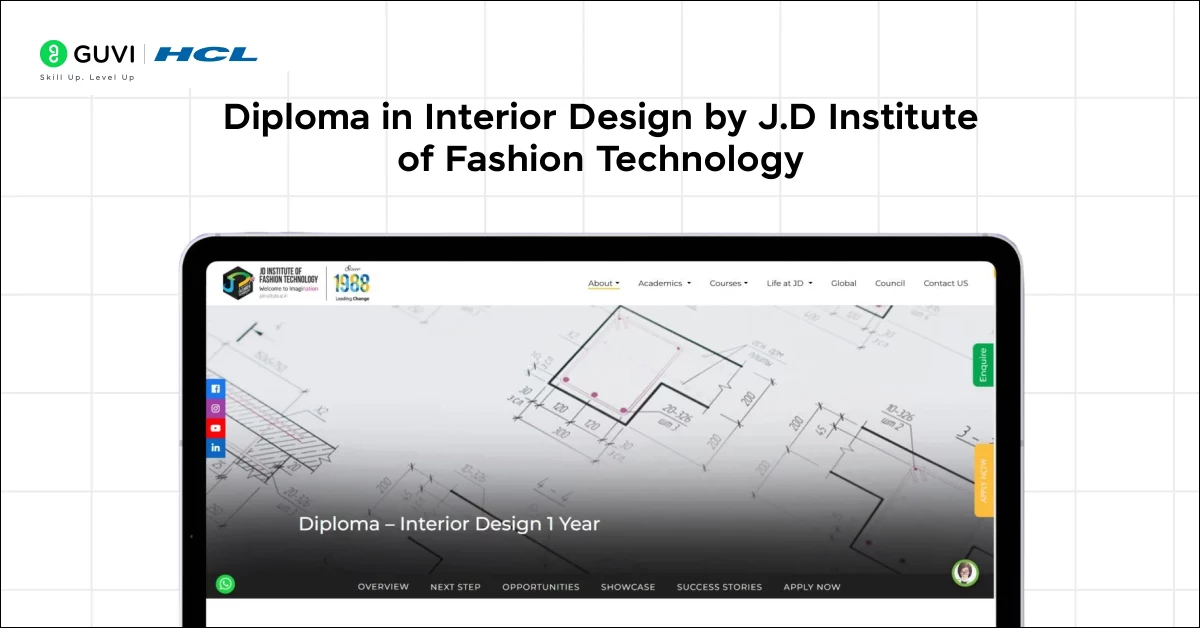 short term interior design course by jd institute of fashion technology