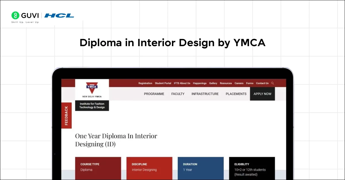 short term interior design course by ymca