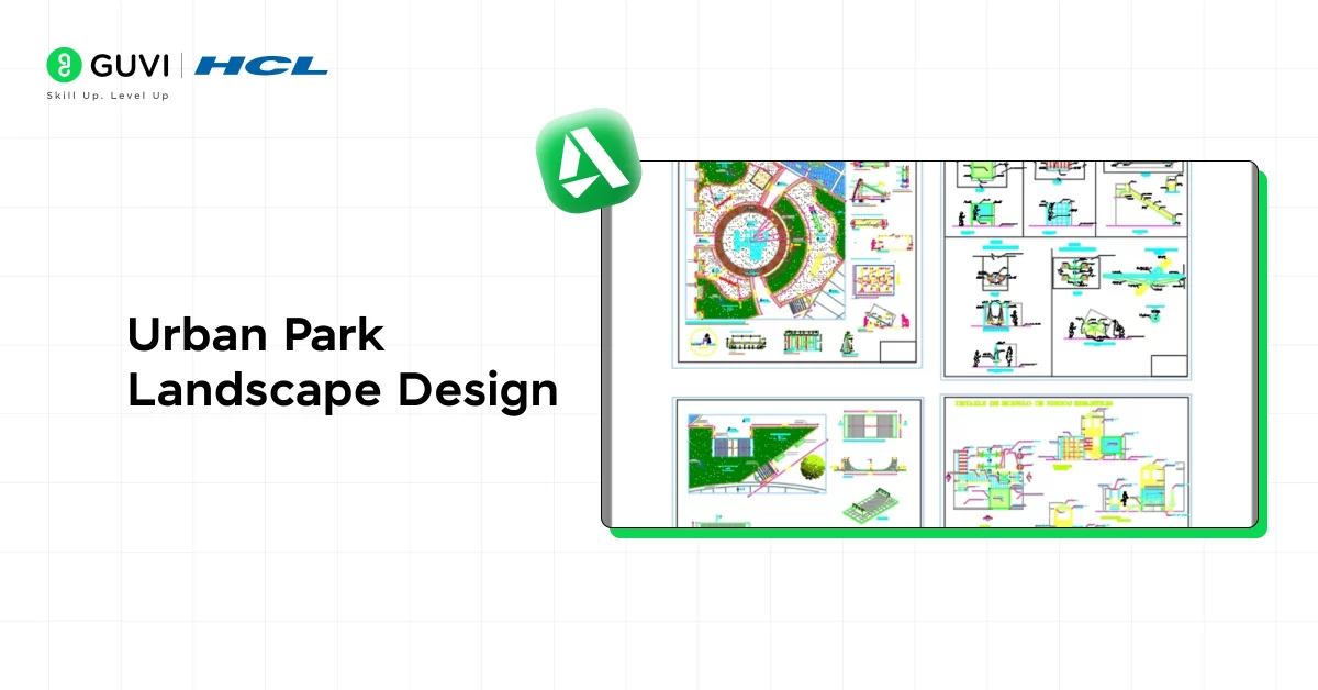 urban park landscape design as one of the important civil autocad projects